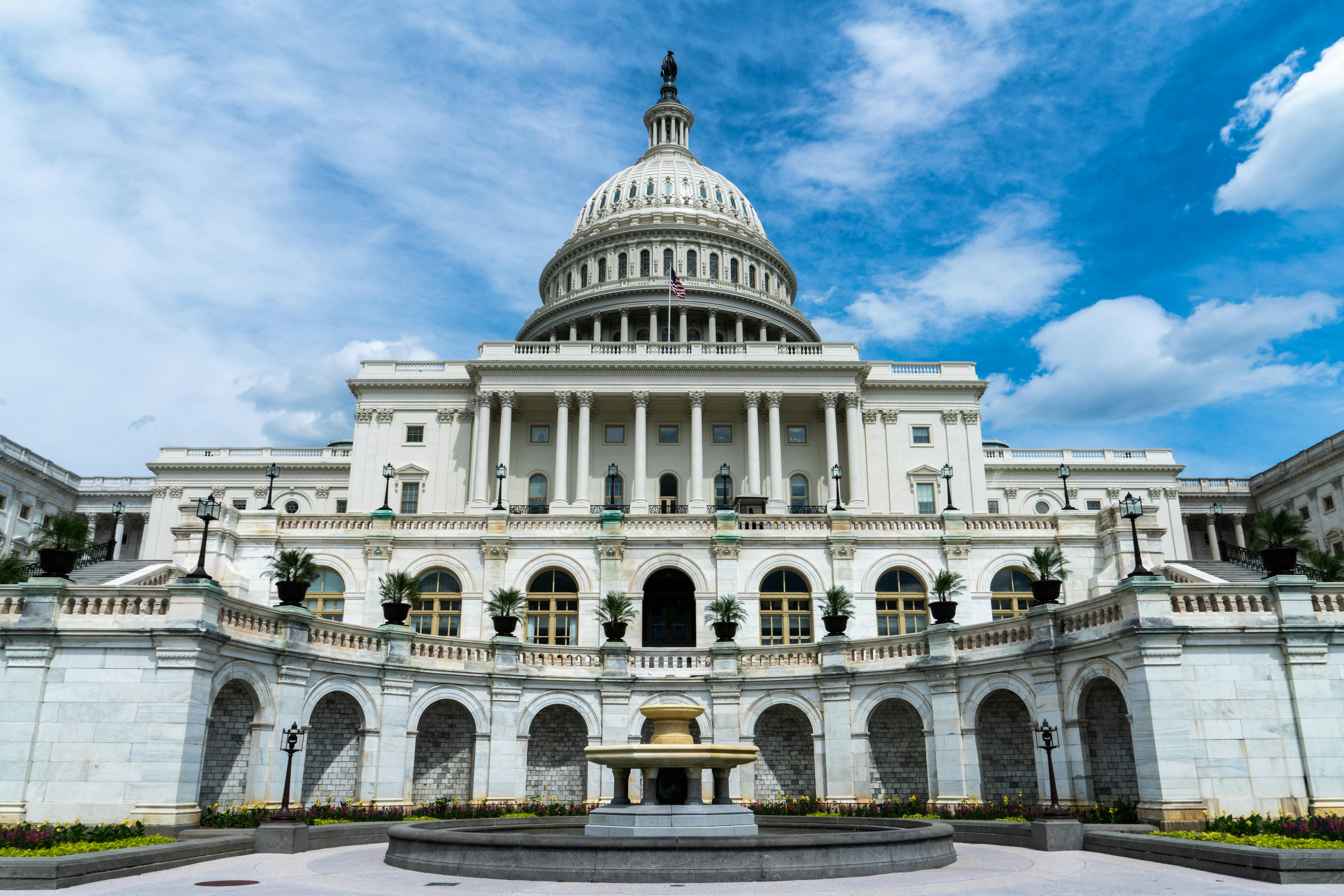 US Capitol Building - Symbol of American democracy and international government relations